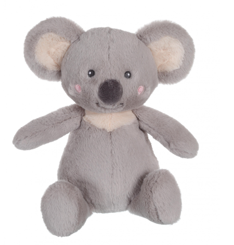  - econimals - peluche koala gris 100 % recyclé 24 cm 